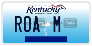 ROAM  license plate in KY