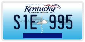 S1E995  license plate in KY