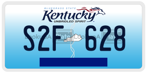S2F628  license plate in KY