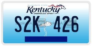 S2K426  license plate in KY