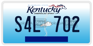 S4L702  license plate in KY