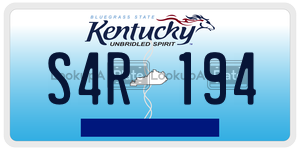 S4R194  license plate in KY