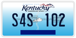 S4S102  license plate in KY