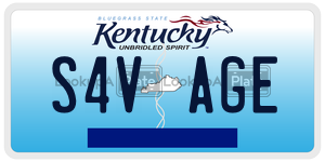 S4VAGE  license plate in KY