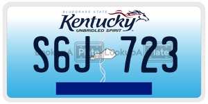 S6J723  license plate in KY