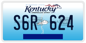S6R624  license plate in KY