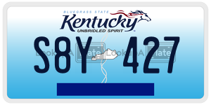 S8Y427  license plate in KY