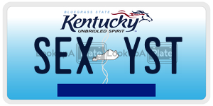 SEXYST  license plate in KY