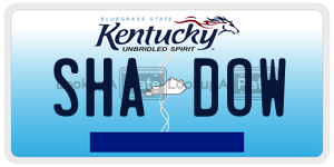 SHADOW  license plate in KY
