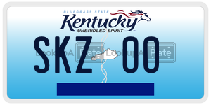 SKZOO  license plate in KY