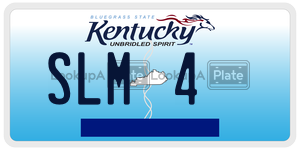 SLM4  license plate in KY