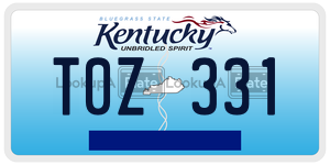 T0Z331  license plate in KY