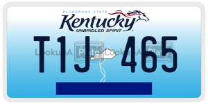 T1J465  license plate in KY