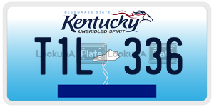 T1L336  license plate in KY