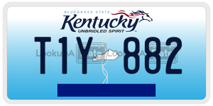 T1Y882  license plate in KY