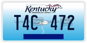 T4C472  license plate in KY