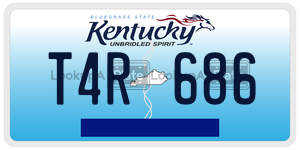 T4R686  license plate in KY