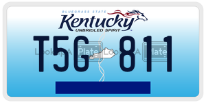 T5G811  license plate in KY