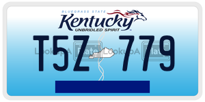 T5Z779  license plate in KY