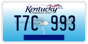 T7C993  license plate in KY