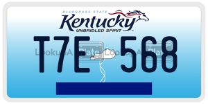 T7E568  license plate in KY