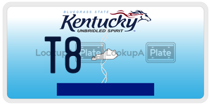 T8  license plate in KY