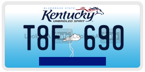 T8F690  license plate in KY