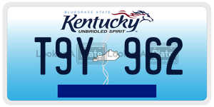 T9Y962  license plate in KY