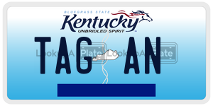 TAGAN  license plate in KY
