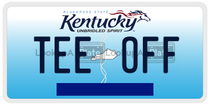 TEEOFF  license plate in KY