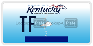 TF  license plate in KY