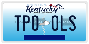 TPOOLS  license plate in KY