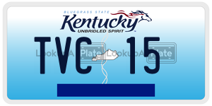 TVC15  license plate in KY