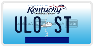 ULOST  license plate in KY