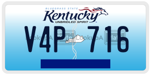 V4P716  license plate in KY