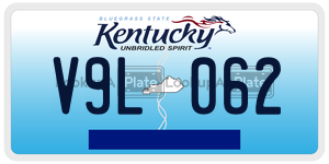 V9L062  license plate in KY