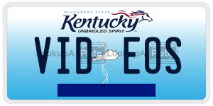 VIDEOS  license plate in KY