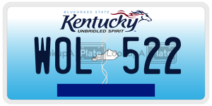 W0L522  license plate in KY