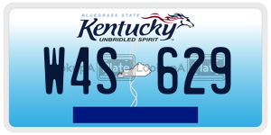 W4S629  license plate in KY