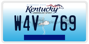 W4V769  license plate in KY