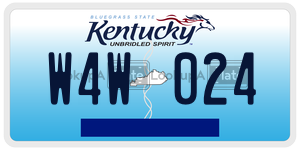 W4W024  license plate in KY