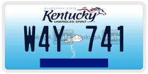 W4Y741  license plate in KY