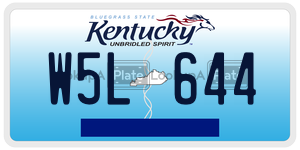 W5L644  license plate in KY