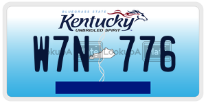 W7N776  license plate in KY