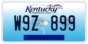 W9Z899  license plate in KY