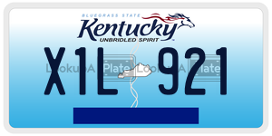 X1L921  license plate in KY