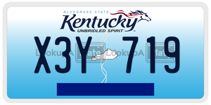 X3Y719  license plate in KY