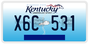 X6C531  license plate in KY
