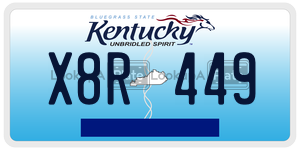 X8R449  license plate in KY