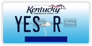 YESR  license plate in KY